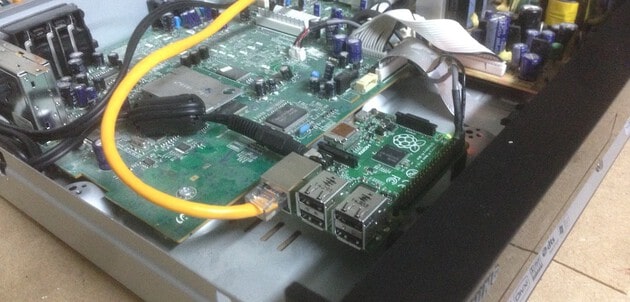 Raspberry Pi build into amp